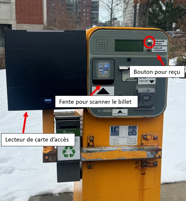 Borne de sortie principale 