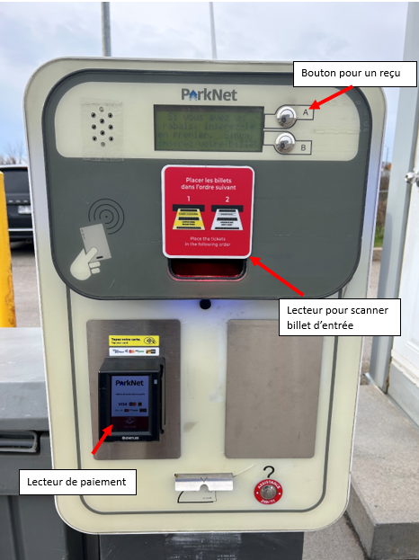 Borne de sortie principale 