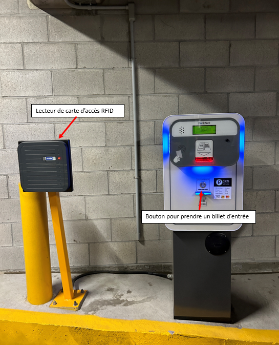 Borne d'entrée SS Laurier