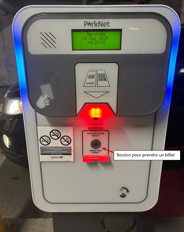 Borne d'entrée Principale